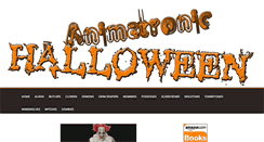 Desktop Screenshot of animatronichalloween.com