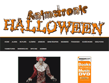 Tablet Screenshot of animatronichalloween.com